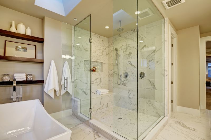 Luxury Shower with Multiple Sprays